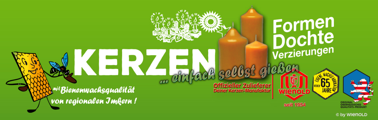 Kerzen ... einfach selbst gießen, mit Kerzenformen aus Silikon