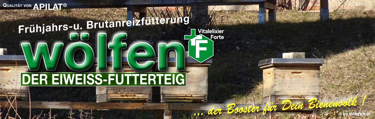 wölfen ... der Eiweißfutterteig für Deine Biene